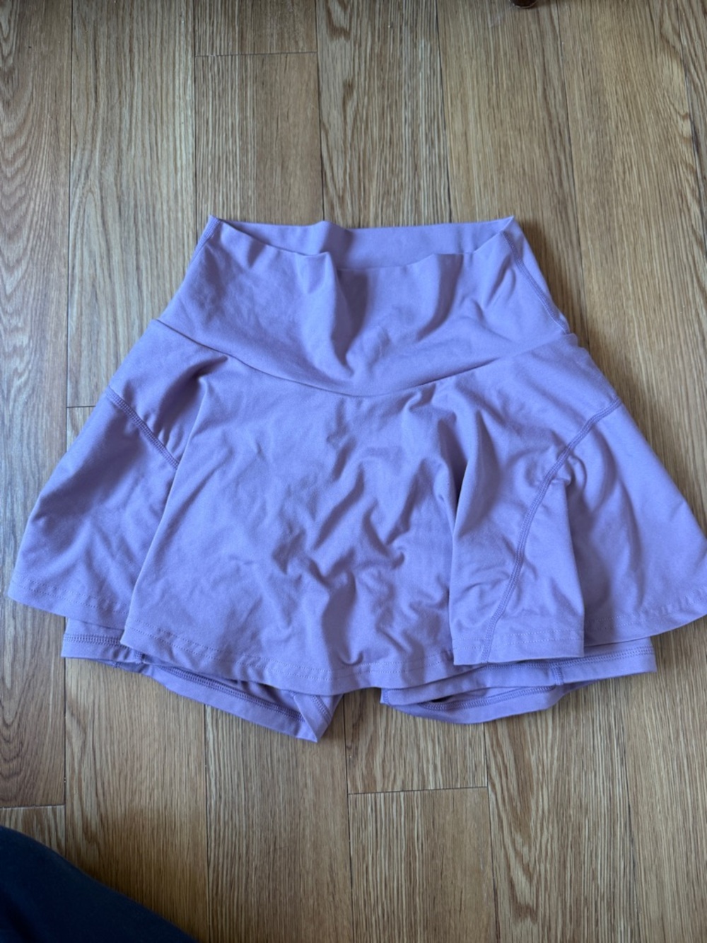 POPFLEX Lavender Lilac Mini Skirt with Built-In Shorts